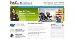 Desktop Screenshot of bennett-stationers.co.uk